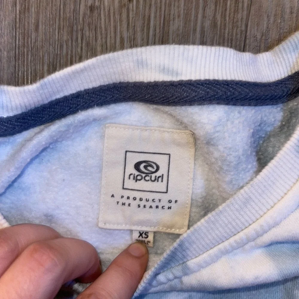 Rip Curl Twin Fin Crewneck Sweatshirt Tie Dye Size Extra Small - Picture 4 of 5